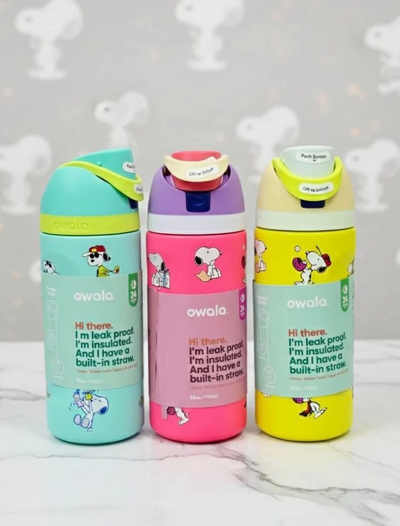 TERMO OWALA “EDICIÓN ESPECIAL SNOOPY” (16 Oz. / 475ml)