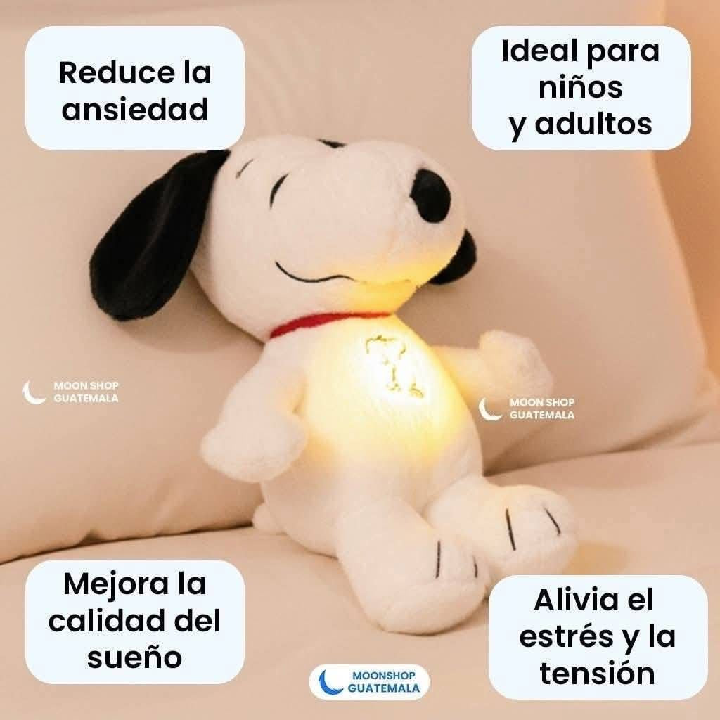 SNOOPY CON RESPIRACIÓN Y LUZ