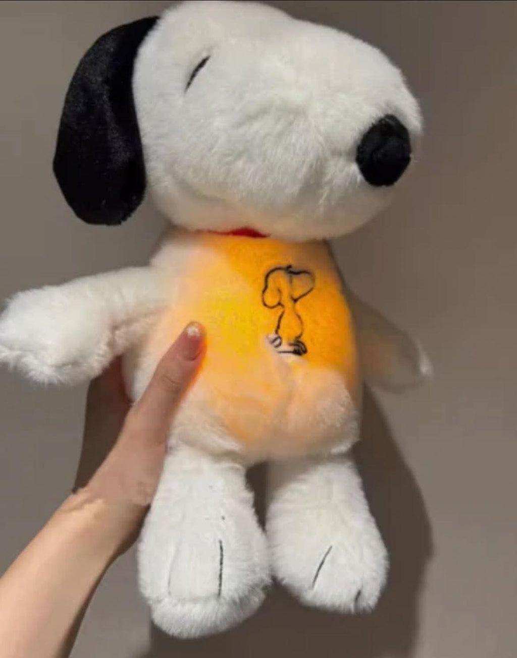 SNOOPY CON RESPIRACIÓN Y LUZ