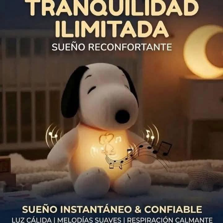 SNOOPY CON RESPIRACIÓN Y LUZ
