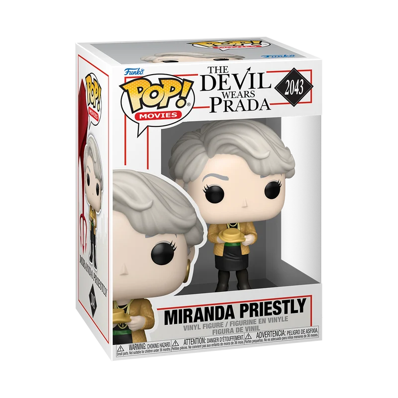 Funko Pop Movies: El Diablo viste a la moda - Miranda Priestly atuendo dorado