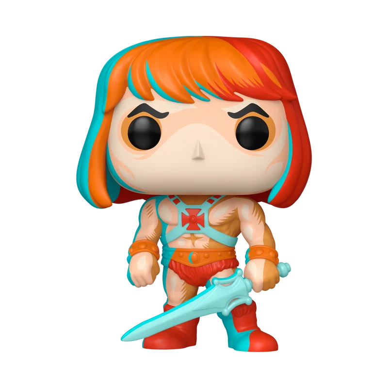Funko Pop Animation: Los Amos Del Universo - He Man Retro Neon
