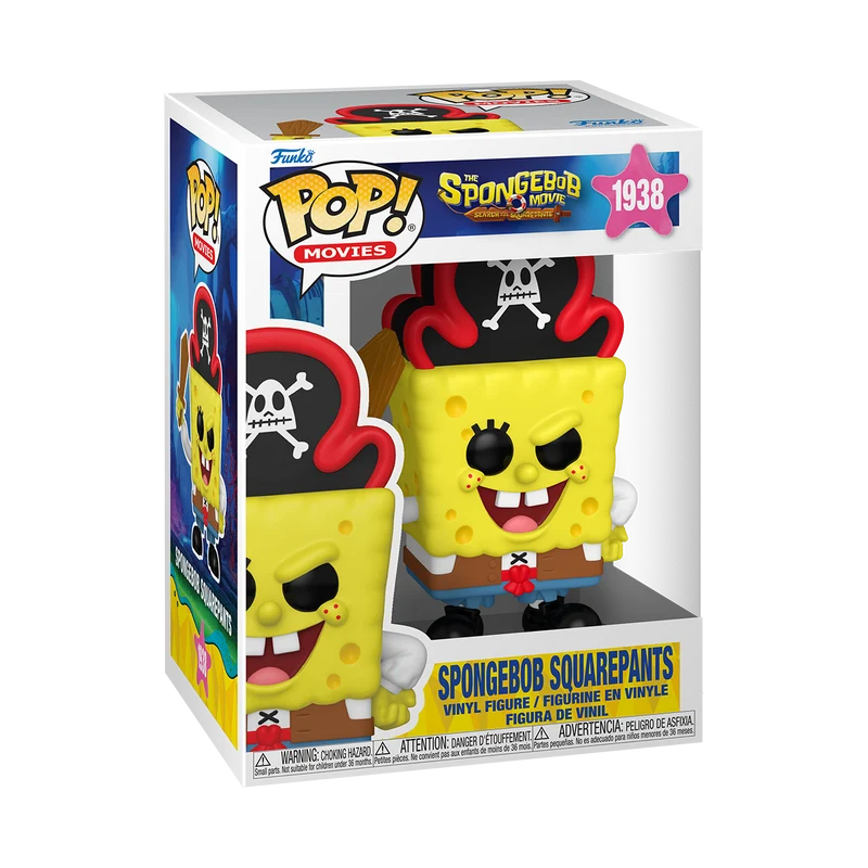Funko Pop Movies: Bob Esponja En busca de los pantalones cuadrados - Bob Esponja Pirata