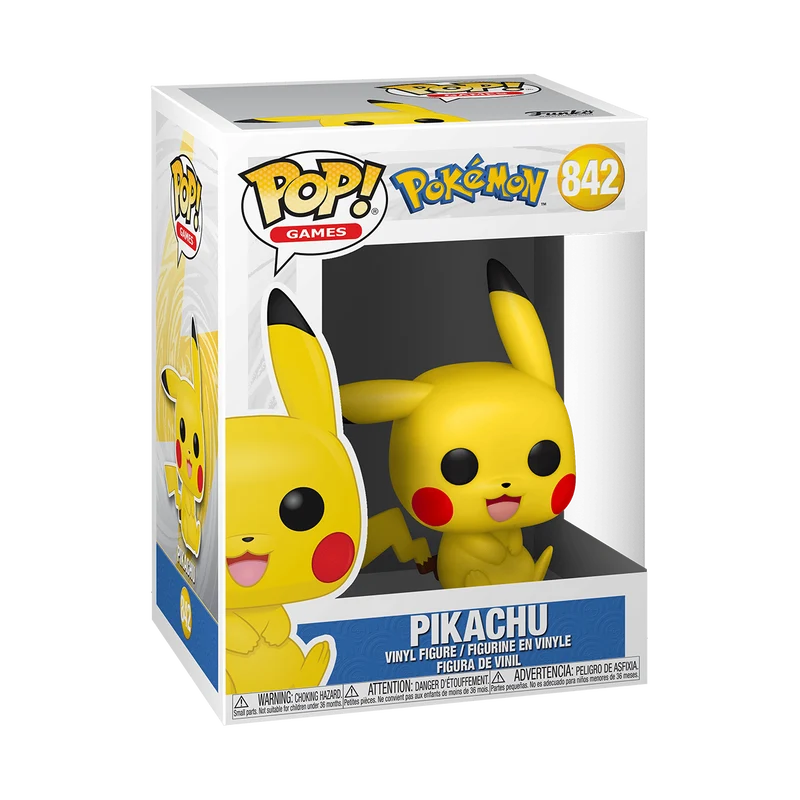 Funko Pop Games: Pokemon - Pikachu Sentado